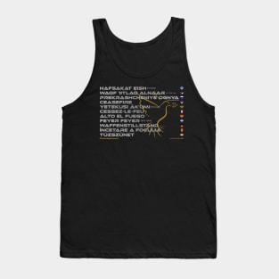 CEASEFIRE: Say ¿Qué? Top Ten Spoken (Israel) Tank Top